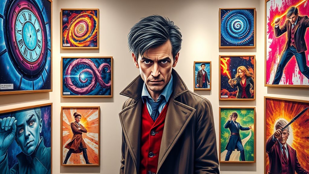 12th doctor fan art confident complex
