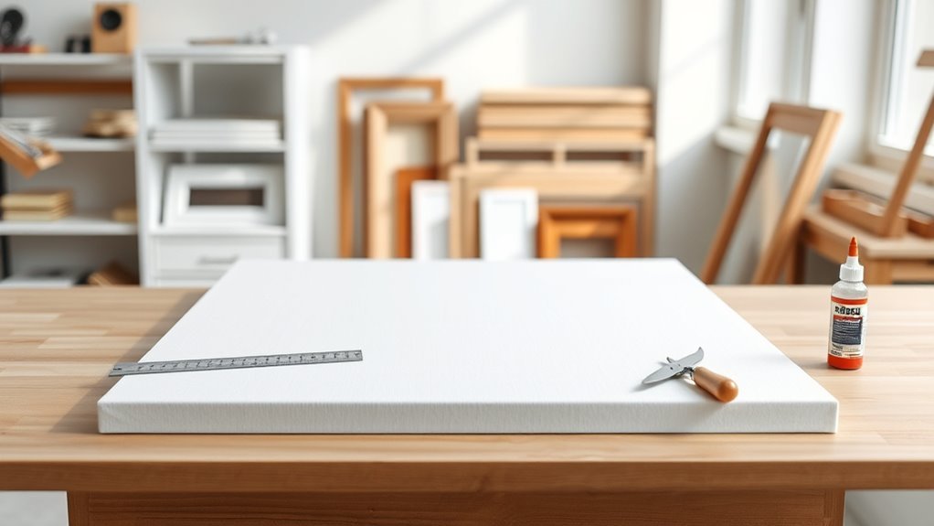 clear organized well ventilated workspace