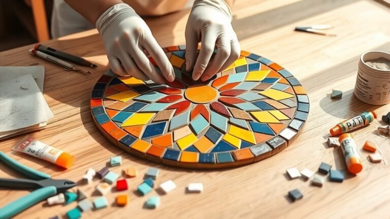 create colorful mosaic art
