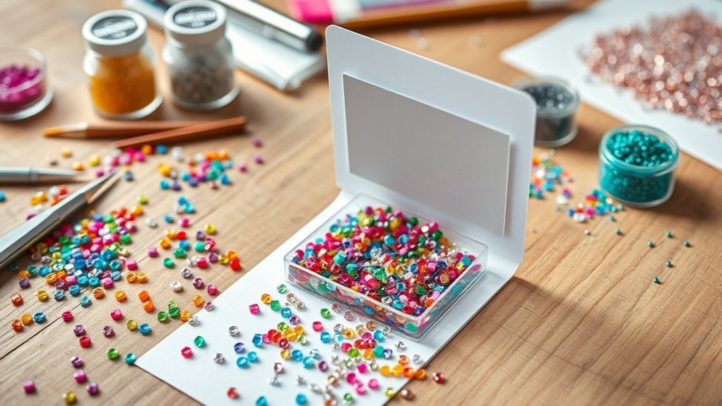 create sparkling interactive cards