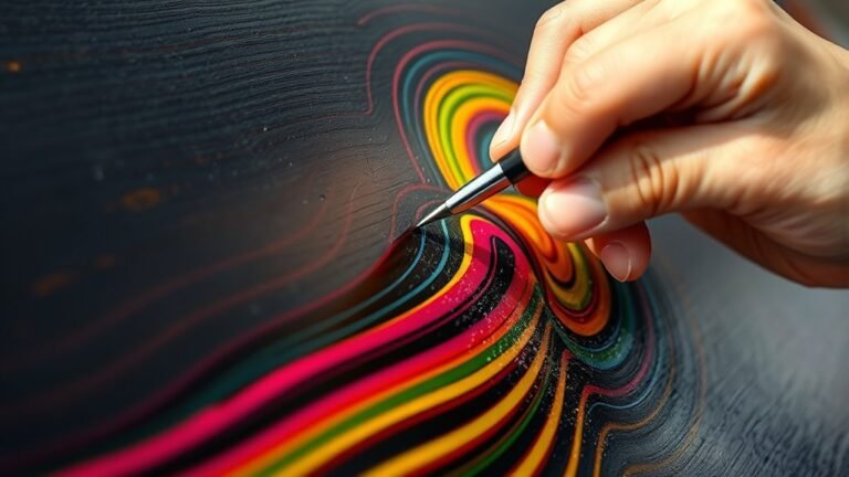 creating colorful images by scratching