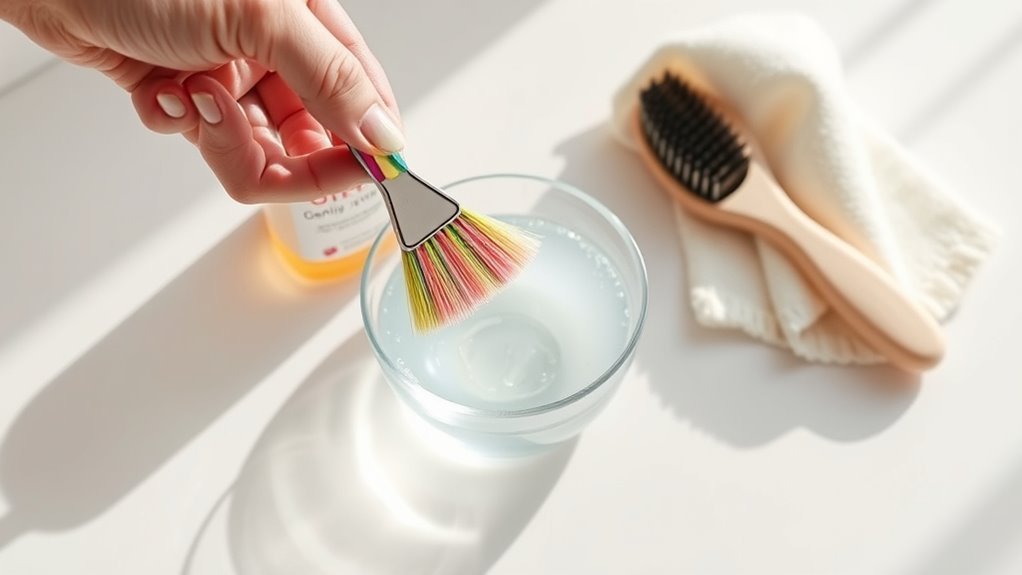 gather cleaning supplies beforehand