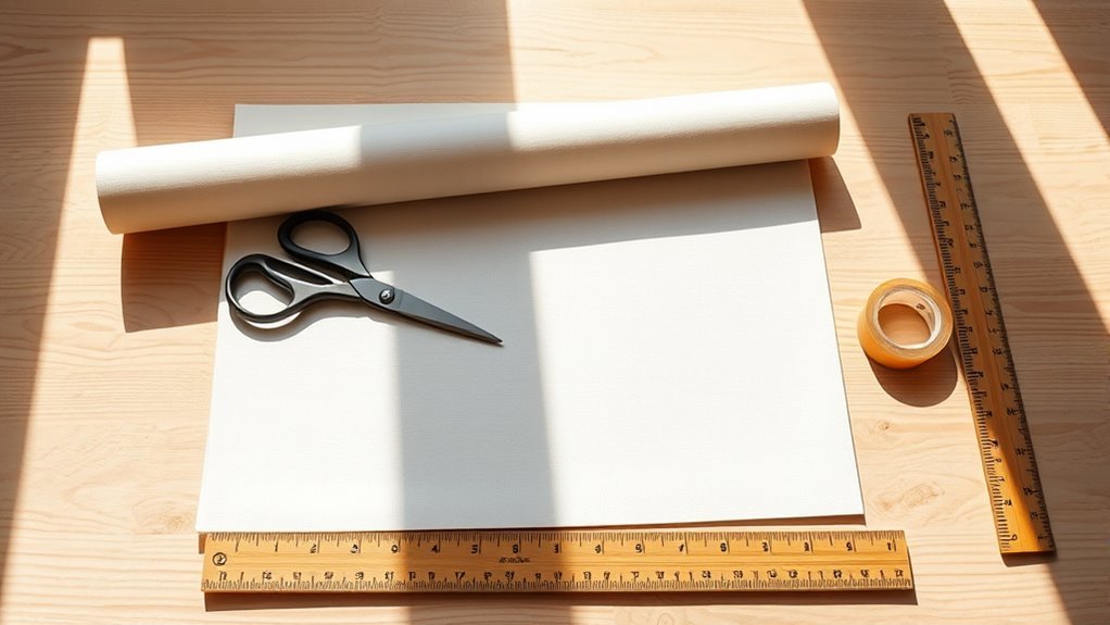 gather materials tools measurements