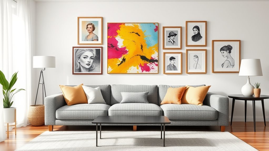 mix diverse art elements