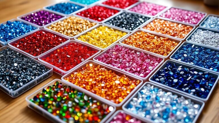 number of diamond art colors