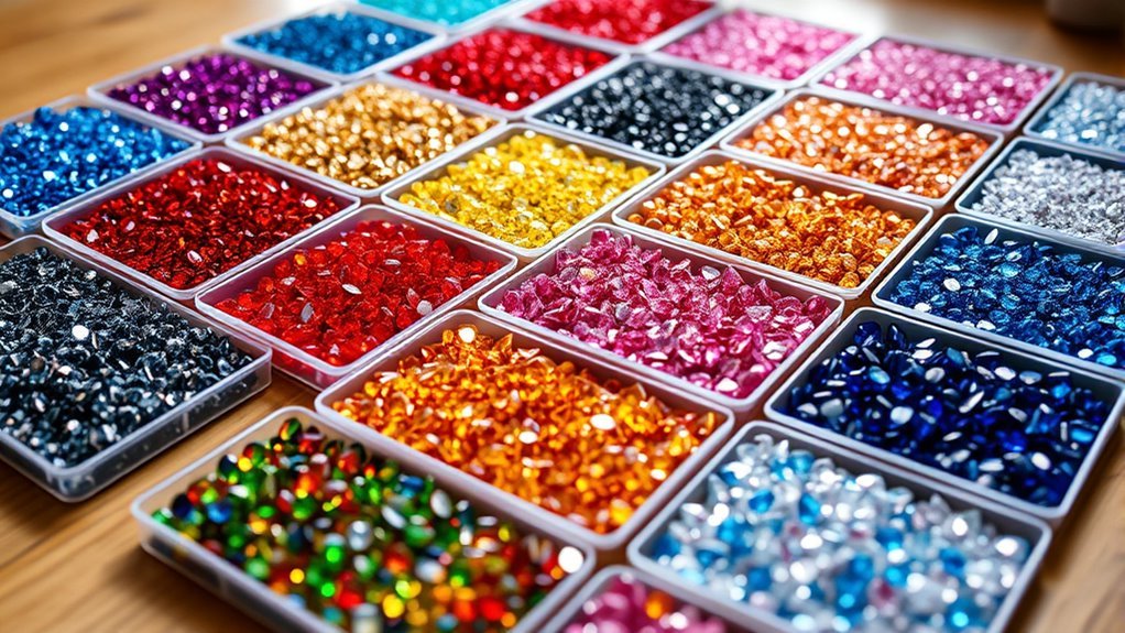 number of diamond art colors