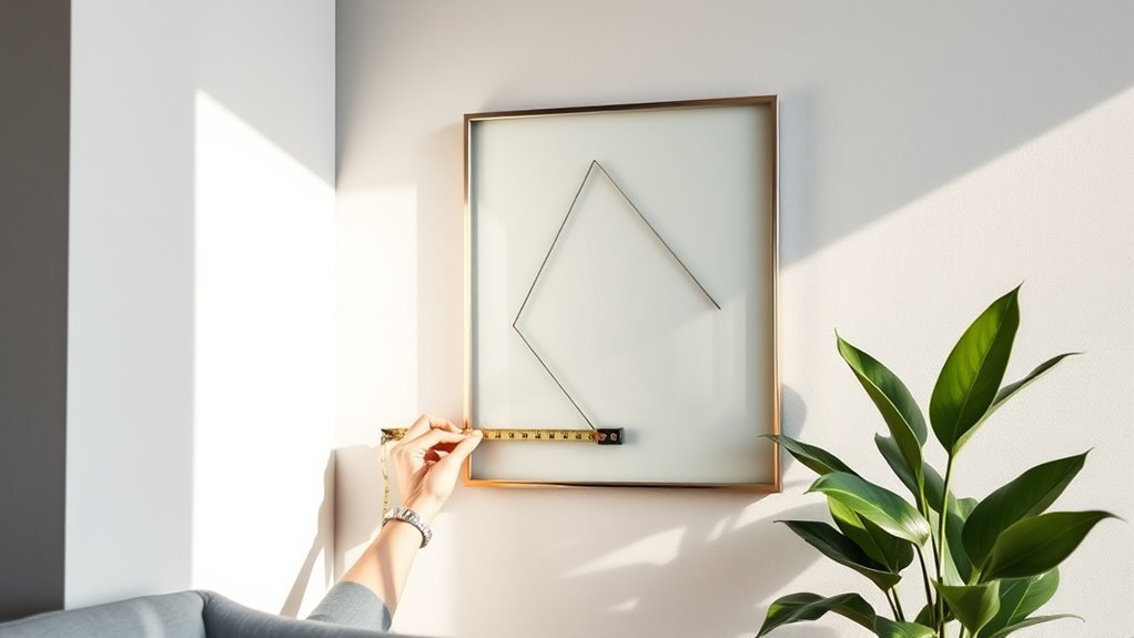 optimal metal wall art placement