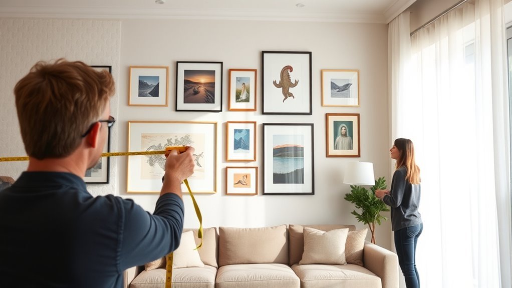 optimal wall art placement