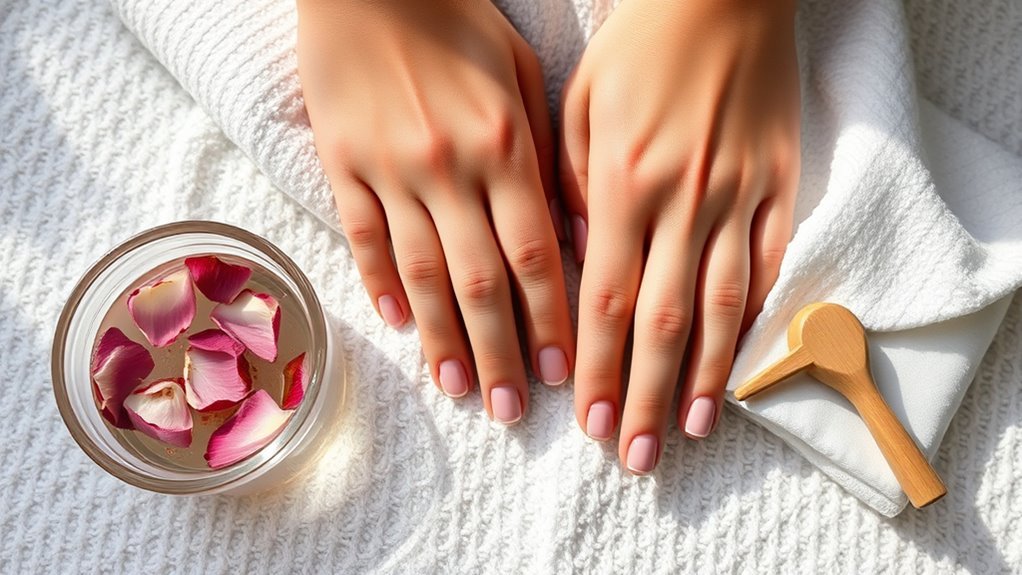 prepare nails before art