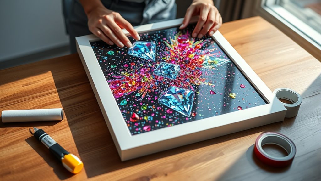 securely mount and prepare artwork