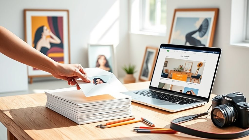 sell art prints easily