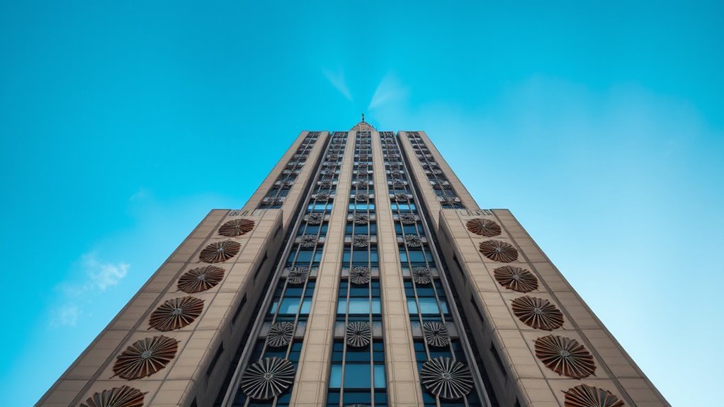 streamlined geometric ornamentation
