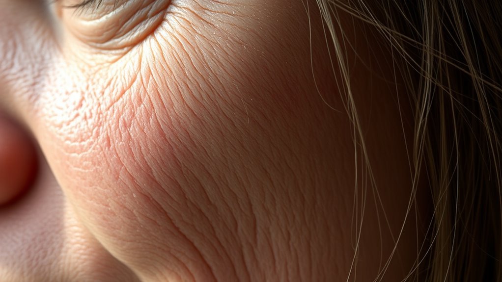 unnatural skin and hair