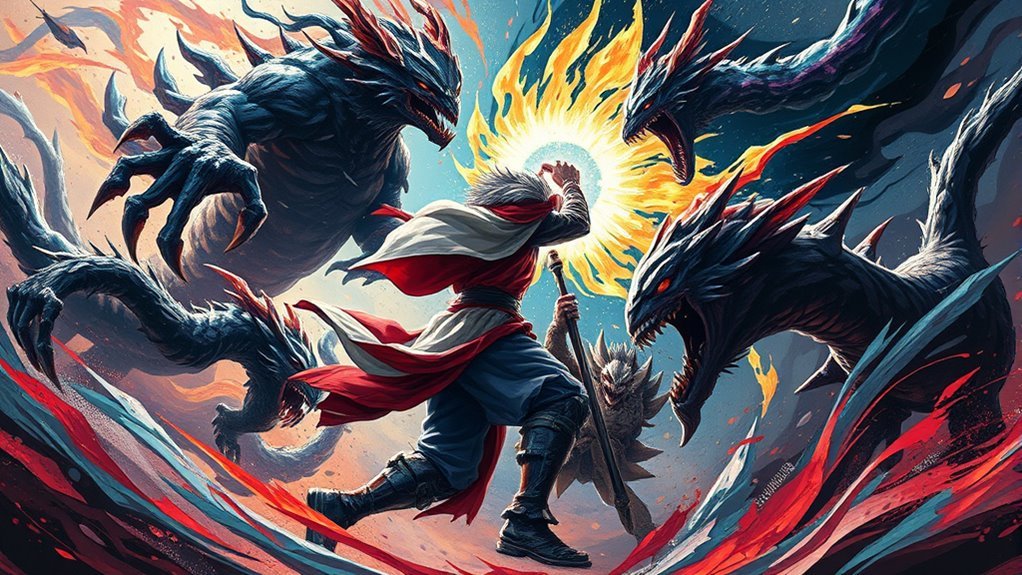 vibrant series themed poster collection